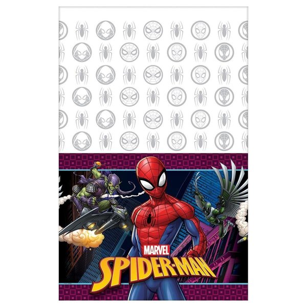 Amscan Amscan 264720 Spiderman Webbed Wonder Table Cover; Red 264720